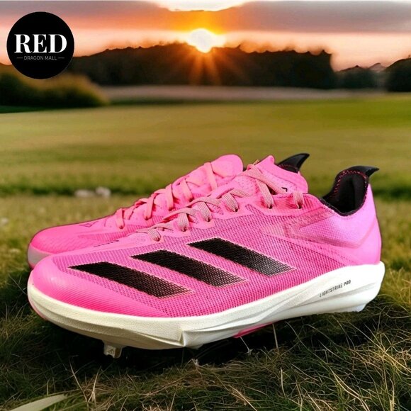 Adidas Adizero Electric+ TPU Baseball Cleats Lucid Pink IF8485 - Men\'s Size 8.5 main image 15